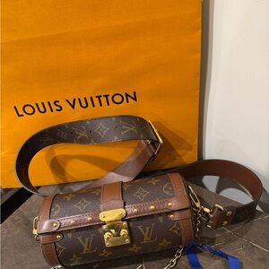 Louis Vuitton Monogram Brown Cylinder Bag